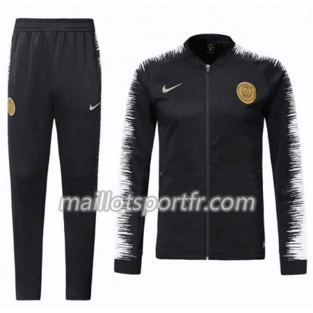 PSG Ensemble Vestes d'entrainement Noir 2018/19